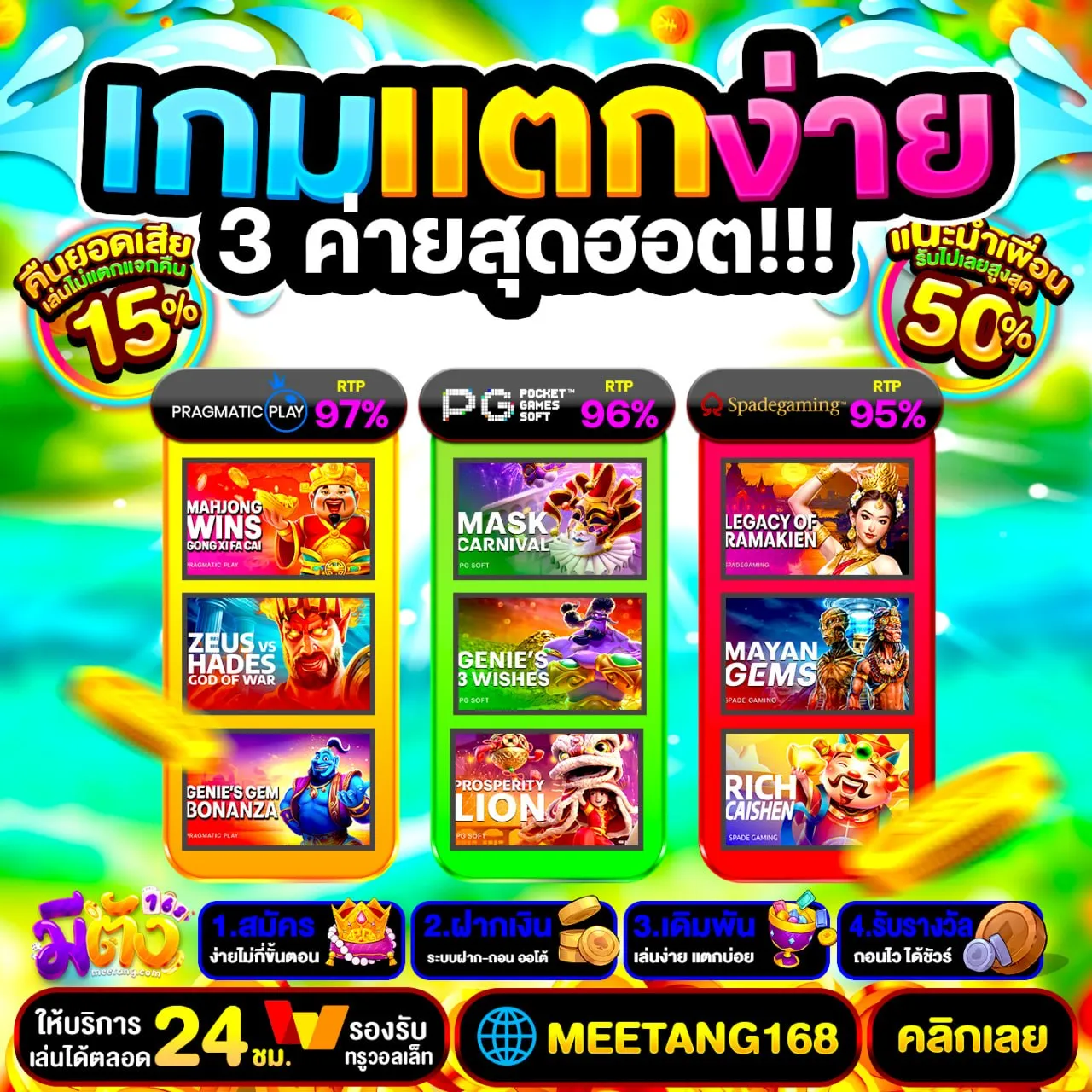 เล่นง่ายจ่ายคล่อ PGSOFT GAME ค่ายเกมในดวงใจ